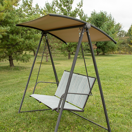 Replace The Canopy On A Patio Swing, Metal Patio Swing With Canopy
