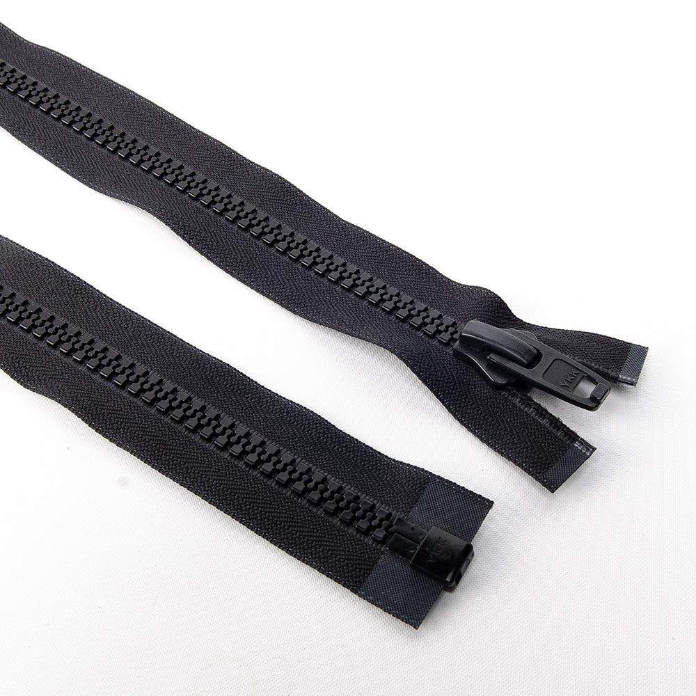 ONE AUTOLOCK ZIP SLIDER FOR No3 VISLON MOULDED ZIPPERS IN BLACK 