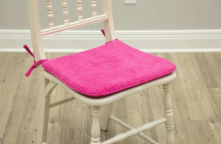 How To Make A Chair Cushion With Ties, Dining Chair Seat Covers With Ties Diy