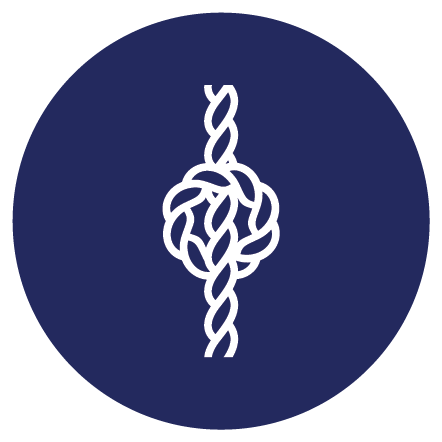 stylized icon of of rope tied in a knot